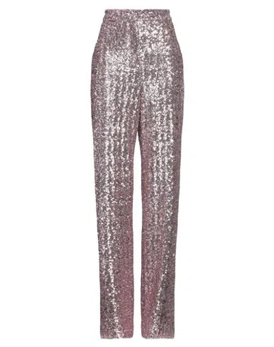 Msgm Woman Pants Pink Size 6 Polyester