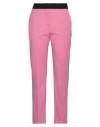 Msgm Woman Pants Pink Size 6 Virgin Wool, Elastane