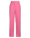 Msgm Woman Pants Pink Size 6 Virgin Wool, Polyamide