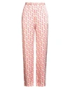 Msgm Woman Pants Pink Size 8 Viscose