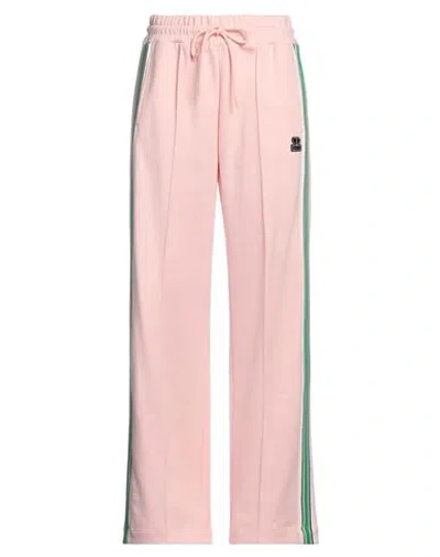Msgm Woman Pants Pink Size M Cotton