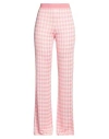Msgm Pink Viscose Lounge Pants In Pink