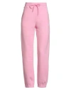 Msgm Woman Pants Pink Size Xs Cotton In Pink