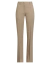 Msgm Woman Pants Sand Size 2 Viscose, Polyester, Elastane In Brown
