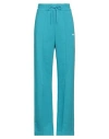 Msgm Flared Leg Logo Track Pants In Blue