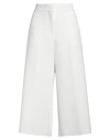 Msgm Woman Pants White Size 6 Polyester, Viscose, Elastane In White