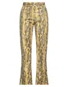 Msgm Pants In Yellow