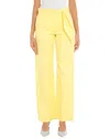 Msgm Pants In Yellow