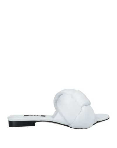 Msgm Sandals In White