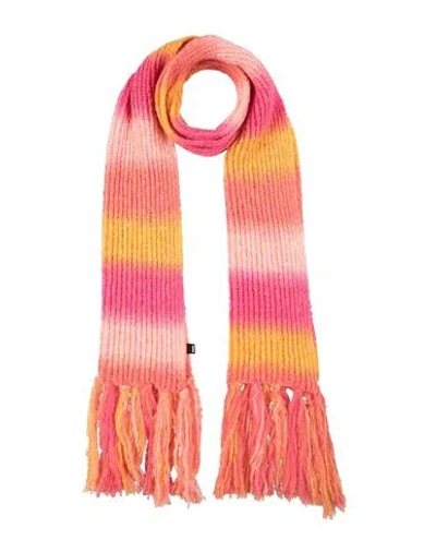 Msgm Woman Scarf Pink Size - Acrylic, Wool, Polyamide