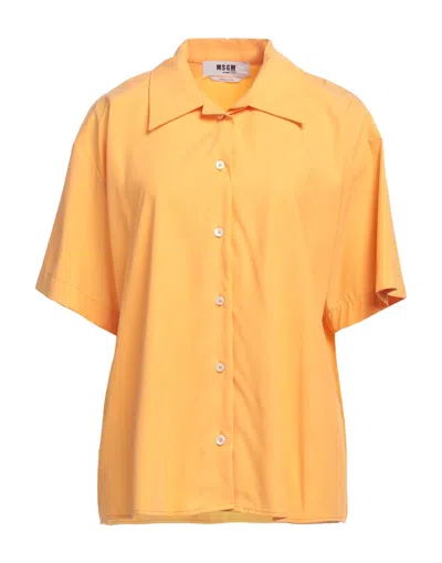 Msgm Shirts In Orange