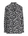 Msgm Woman Shirt Black Size 4 Viscose