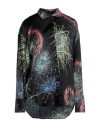 Msgm Woman Shirt Black Size 2 Viscose, Elastane In Black