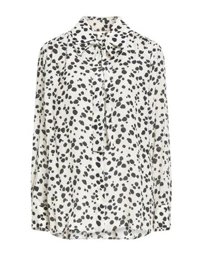 Msgm Woman Shirt Ivory Size 4 Viscose