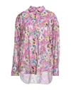 Msgm Shirts In Purple