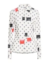 Msgm Woman Shirt White Size 4 Polyester, Elastane In White