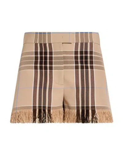 Msgm Woman Shorts & Bermuda Shorts Beige Size 8 Polyester In Nude