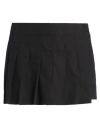 Msgm Woman Shorts & Bermuda Shorts Black Size 10 Cotton, Elastane In Black