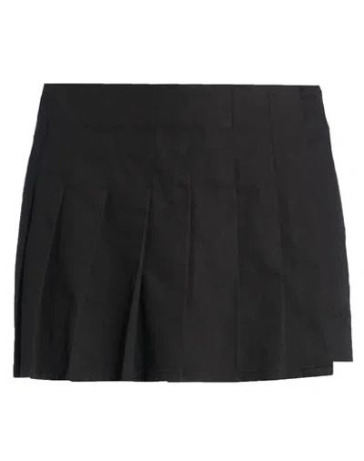 Msgm Woman Shorts & Bermuda Shorts Black Size 10 Cotton, Elastane