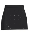 Msgm Woman Shorts & Bermuda Shorts Black Size 4 Virgin Wool, Elastane
