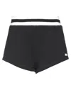 Msgm Woman Shorts & Bermuda Shorts Black Size Xs Cotton, Polyester In Black