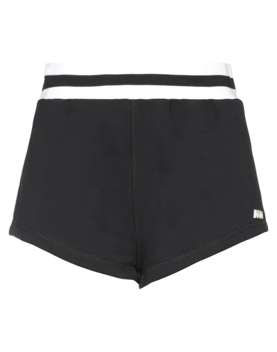 Msgm Woman Shorts & Bermuda Shorts Black Size Xs Cotton, Polyester