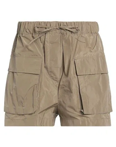 Msgm Woman Shorts & Bermuda Shorts Khaki Size 4 Polyester In Brown
