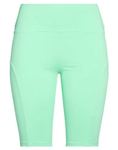 Msgm Woman Shorts & Bermuda Shorts Light Green Size Xxs Polyamide, Elastane