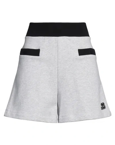 Msgm Woman Shorts & Bermuda Shorts Light Grey Size S Cotton