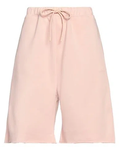 Msgm Woman Shorts & Bermuda Shorts Light Pink Size S Cotton