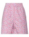 Msgm Woman Shorts & Bermuda Shorts Mauve Size 6 Cotton In Purple