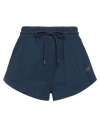 Msgm Woman Shorts & Bermuda Shorts Midnight Blue Size L Cotton