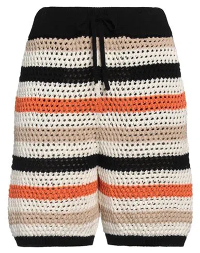 Msgm Woman Shorts & Bermuda Shorts Off White Size M Cotton