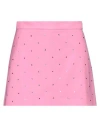 Msgm Woman Shorts & Bermuda Shorts Pink Size 6 Virgin Wool, Elastane In Pink