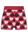Msgm Woman Shorts & Bermuda Shorts Red Size S Viscose, Polyester In Red