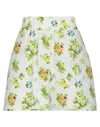 Msgm Woman Shorts & Bermuda Shorts White Size 4 Cotton In White