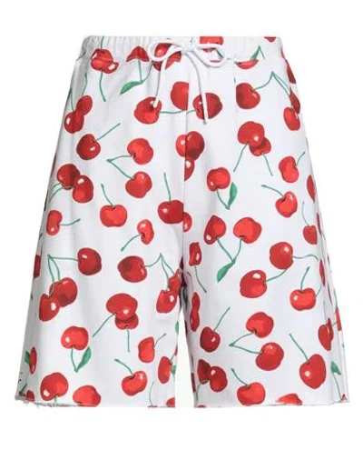 Msgm Woman Shorts & Bermuda Shorts White Size S Cotton