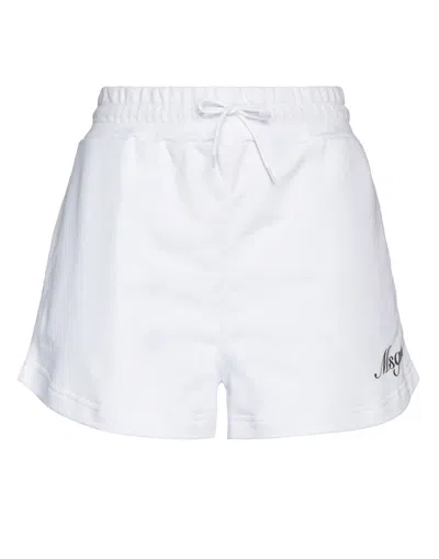 Msgm Woman Shorts & Bermuda Shorts White Size M Cotton