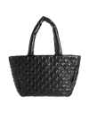 Msgm Woman Shoulder Bag Black Size - Polyurethane In Black