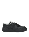Msgm Woman Sneakers Black Size 7 Textile Fibers In Black