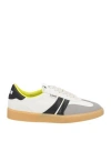 Msgm Woman Sneakers Grey Size 11 Textile Fibers In Grey