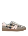 Msgm Woman Sneakers Grey Size 8 Textile Fibers In Gray