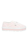 Msgm Woman Sneakers Light Pink Size 10 Textile Fibers In Pink