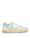 Msgm Woman Sneakers Cream Size 7 Leather In White