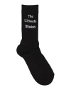 Msgm Woman Socks & Hosiery Black Size Onesize Cotton, Polyamide, Elastane