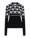 Msgm Woman Sweater Black Size S Viscose, Polyester In Black