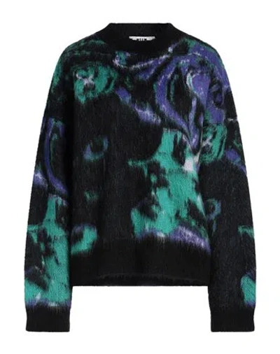 Msgm Woman Sweater Black Size S Acrylic, Polyamide, Mohair Wool