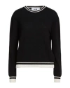 Msgm Woman Sweater Black Size S Wool, Cashmere