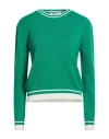 Msgm Woman Sweater Green Size Xs Wool, Cashmere In Green