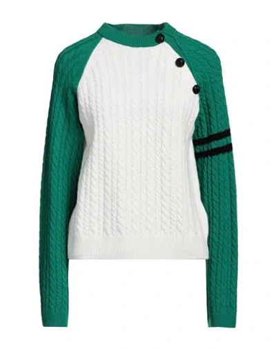 Msgm Woman Sweater Ivory Size M Wool, Cashmere In White